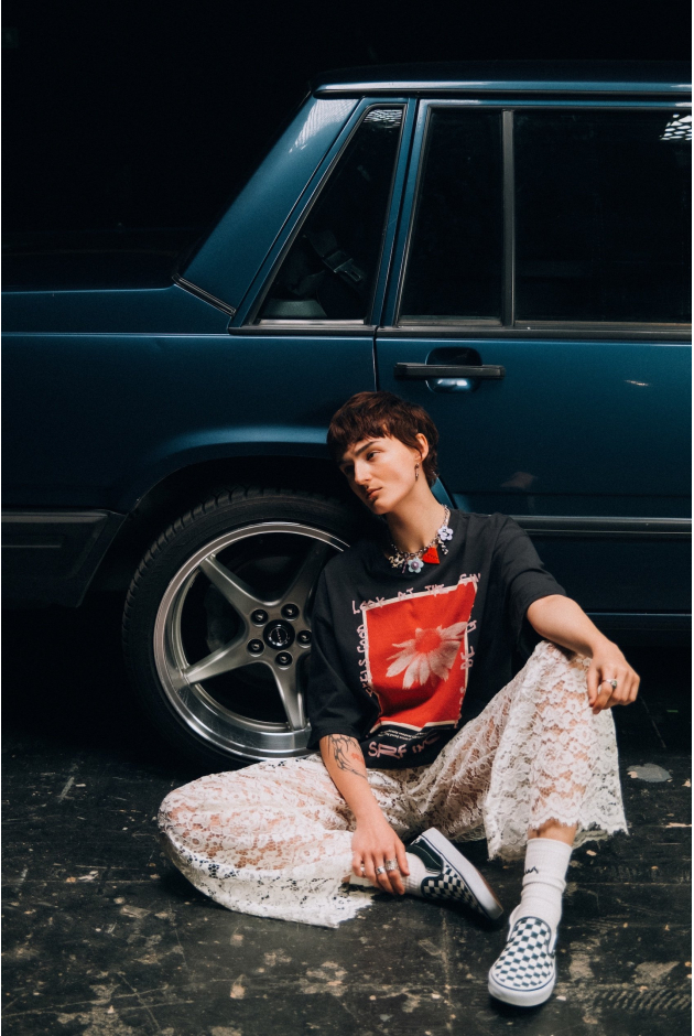 Sheer Lace Pants - Super Natural Sheer Lace Pants - Super Natural