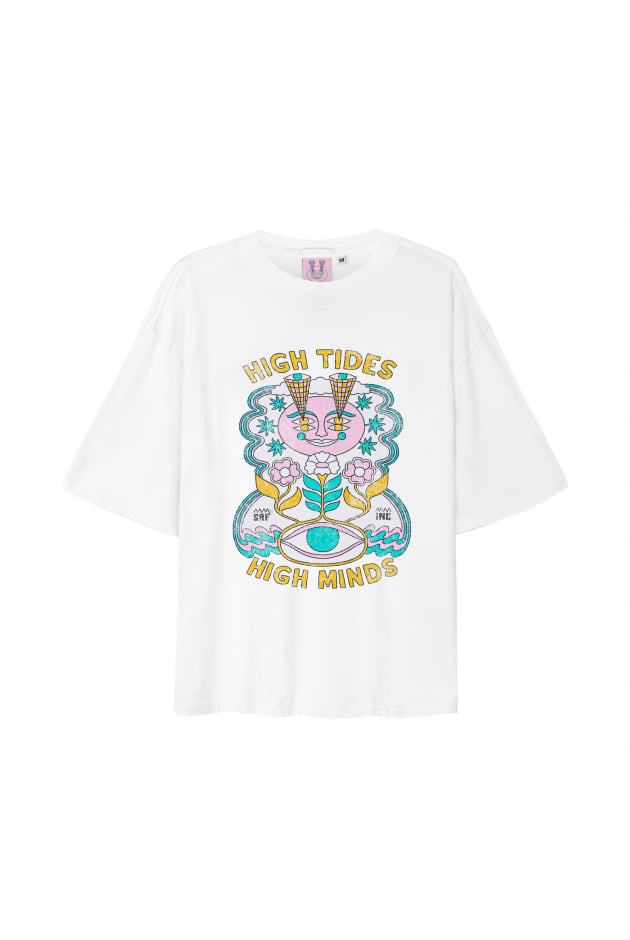 High Tides Box Tee - Paper White High Tides Box Tee - Paper White