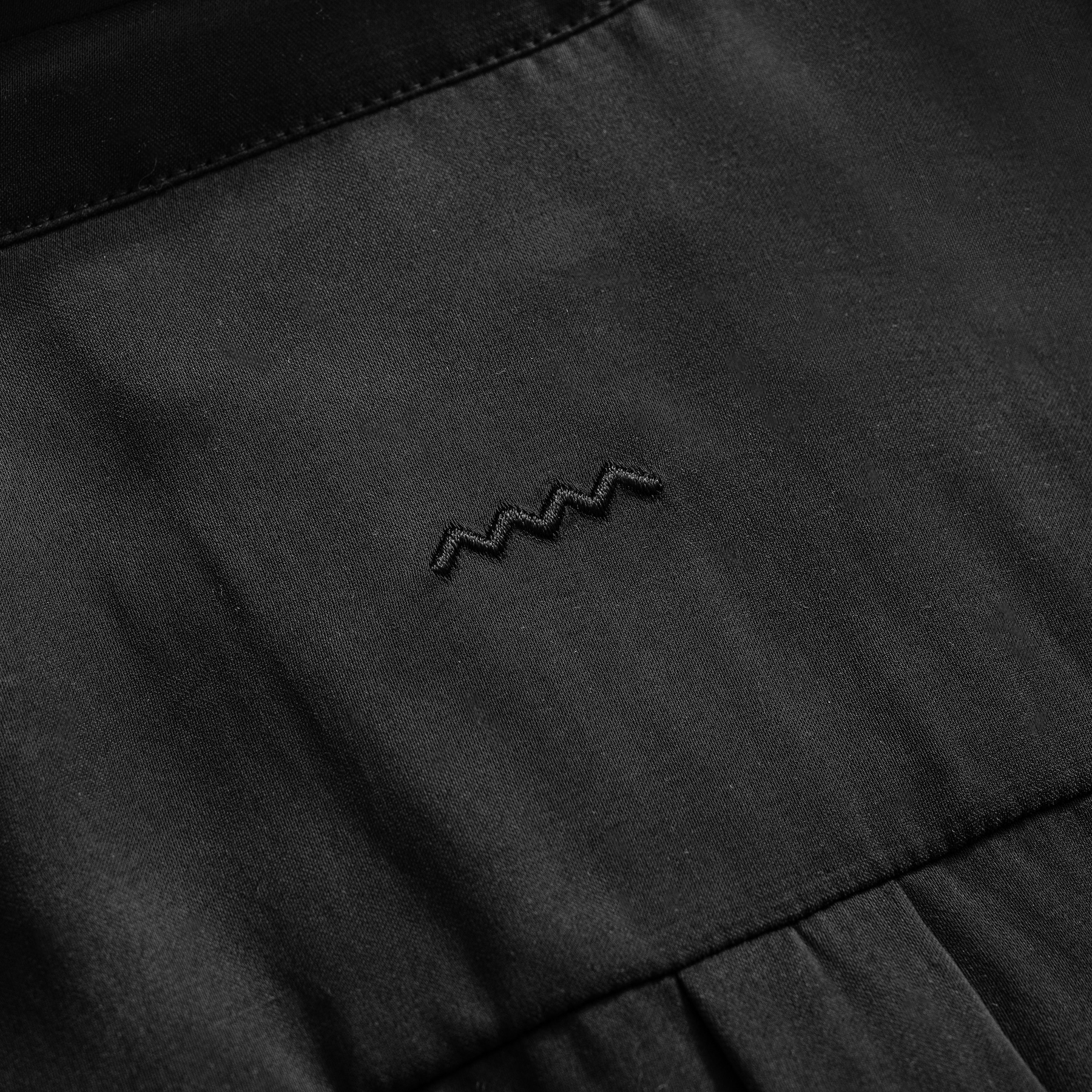 Cupro Loose Shirt - Space Black