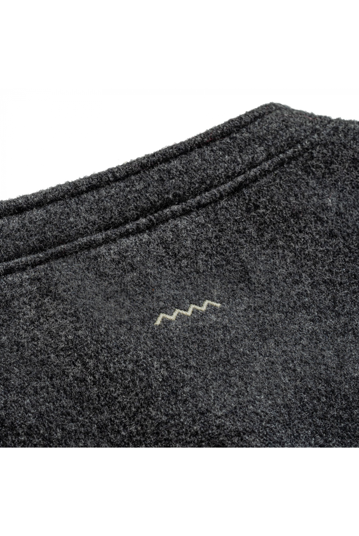 Grey Wool Oversized Bomber Jacket