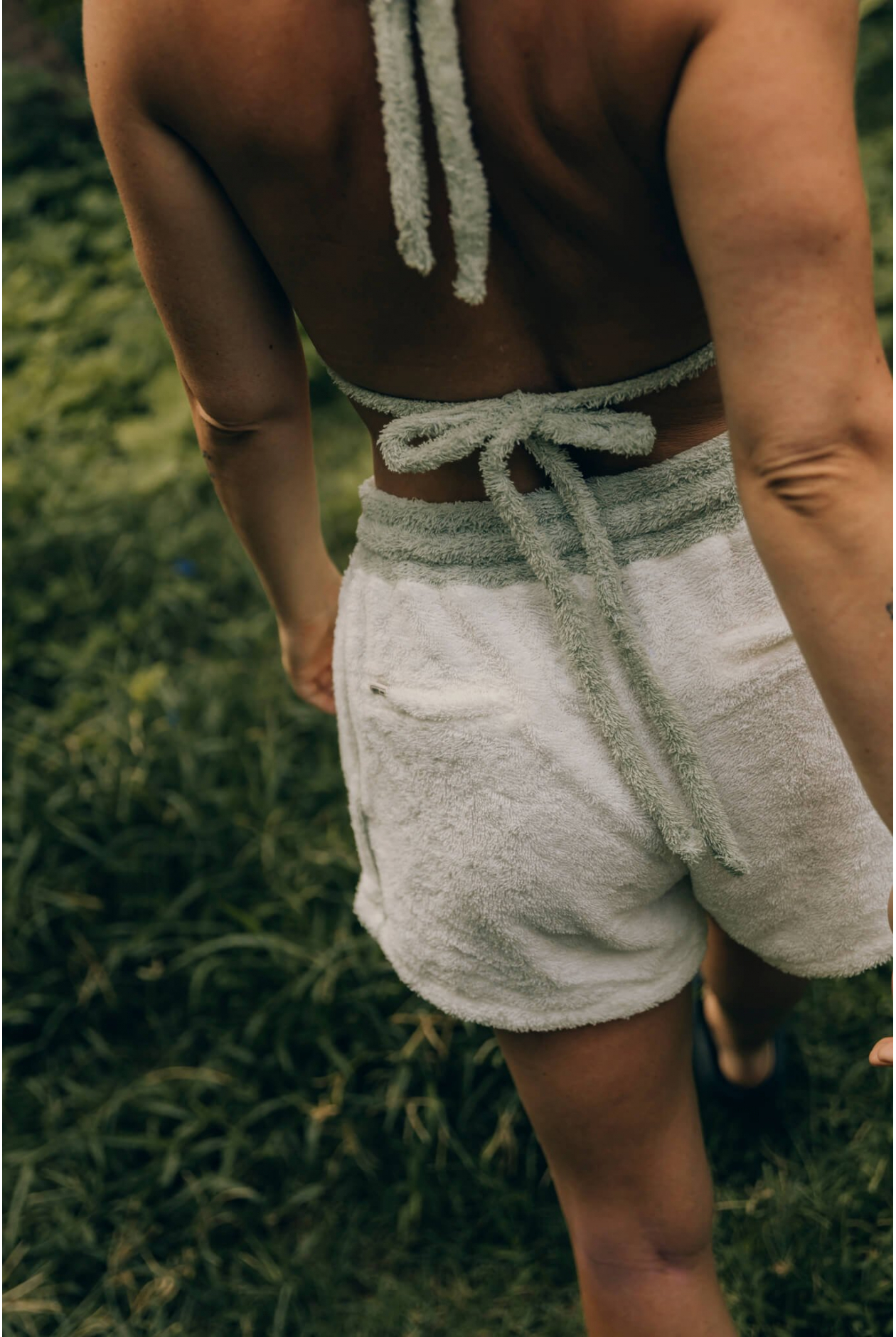 Frotte Shorts - Vintage White Frotte Shorts - Vintage White