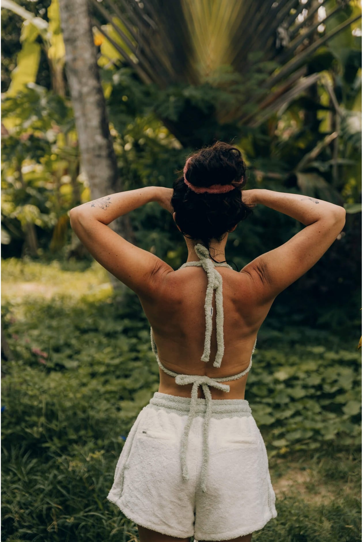 Frotte Shorts - Vintage White Frotte Shorts - Vintage White