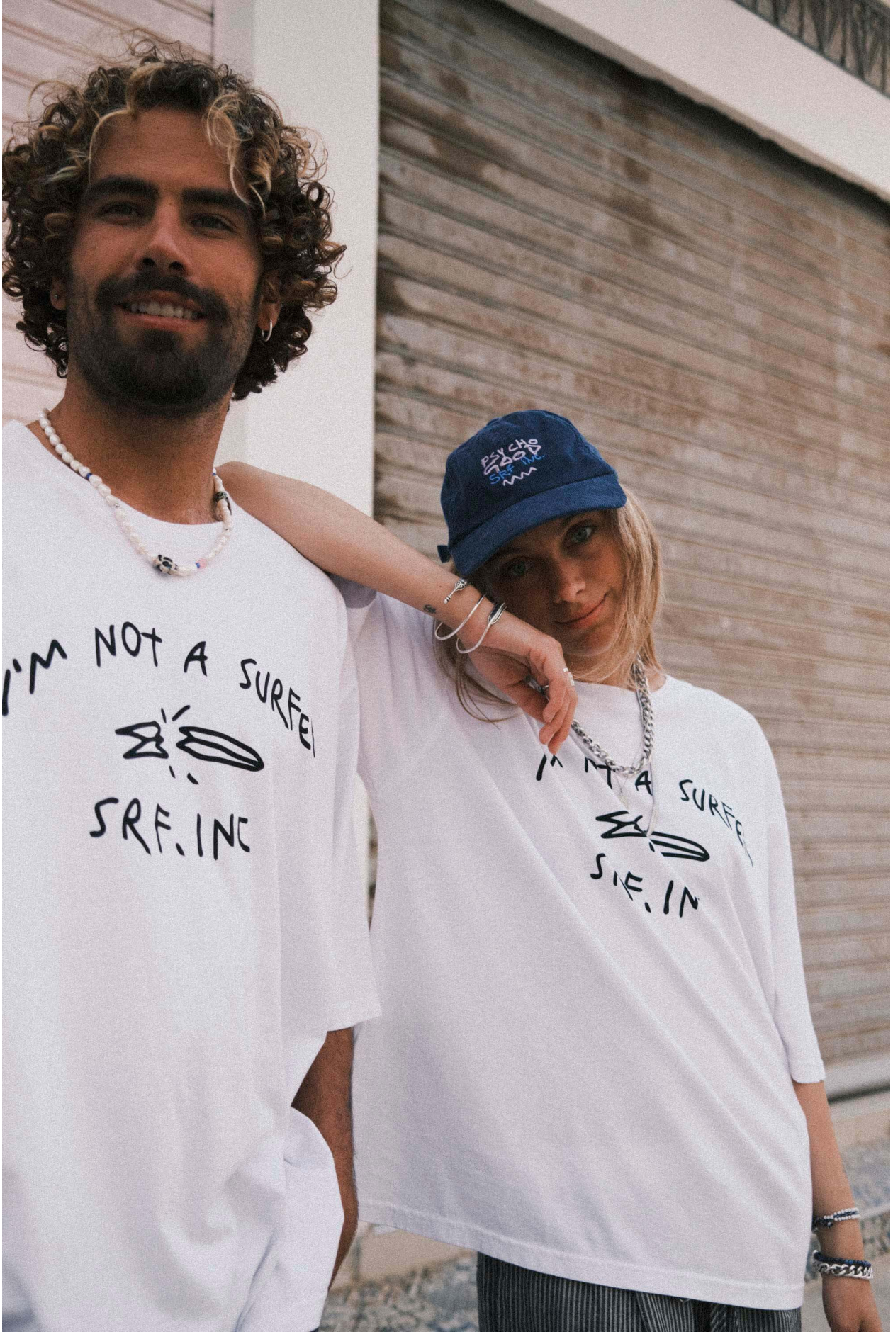 Surfer Box Tee - Paper White Surfer Box Tee - Paper White