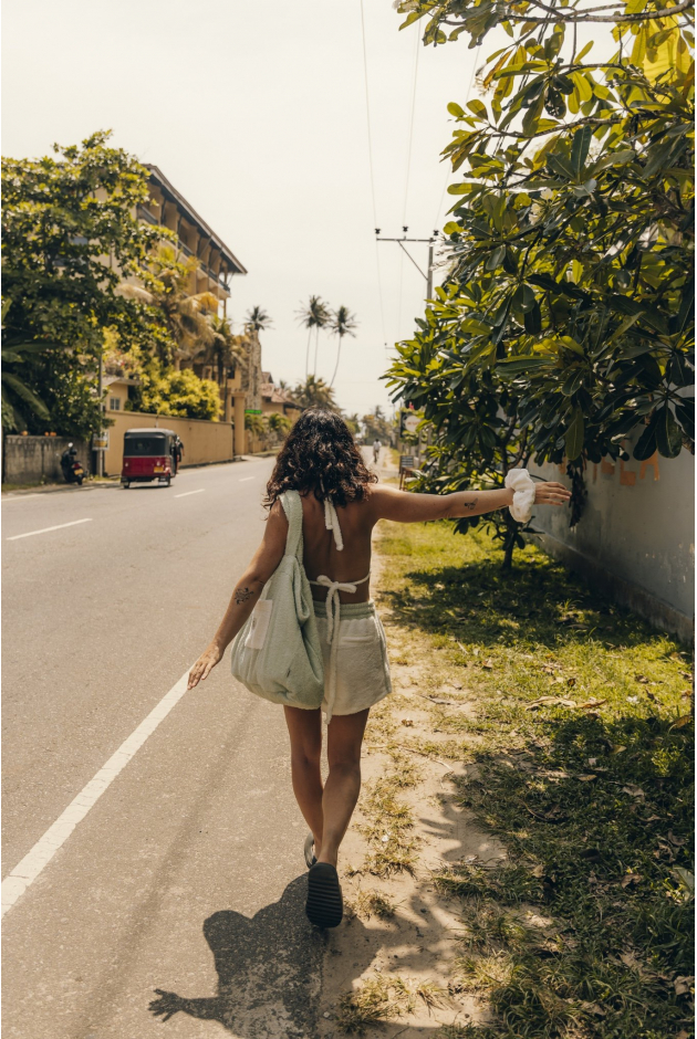 Frotte Triangle Bra - Vintage White Frotte Triangle Bra - Vintage White