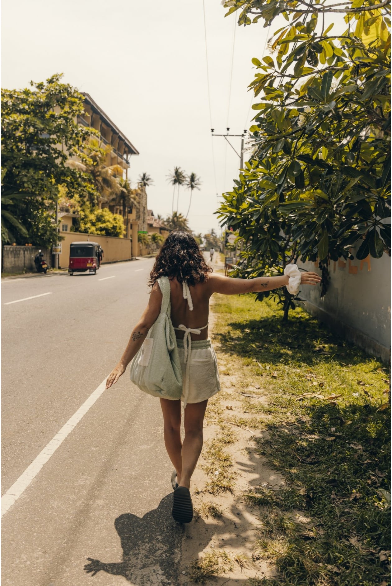 Frotte Triangle Bra - Vintage White Frotte Triangle Bra - Vintage White