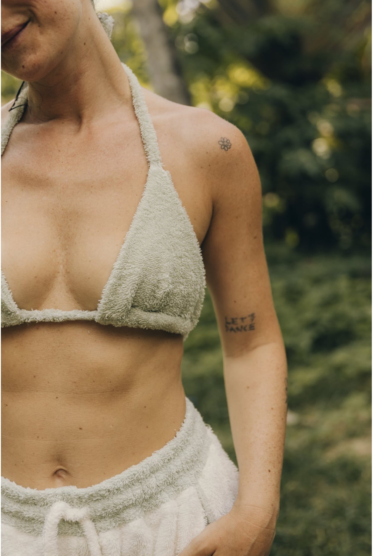 Frotte Triangle Bra - White Sage Frotte Triangle Bra - White Sage