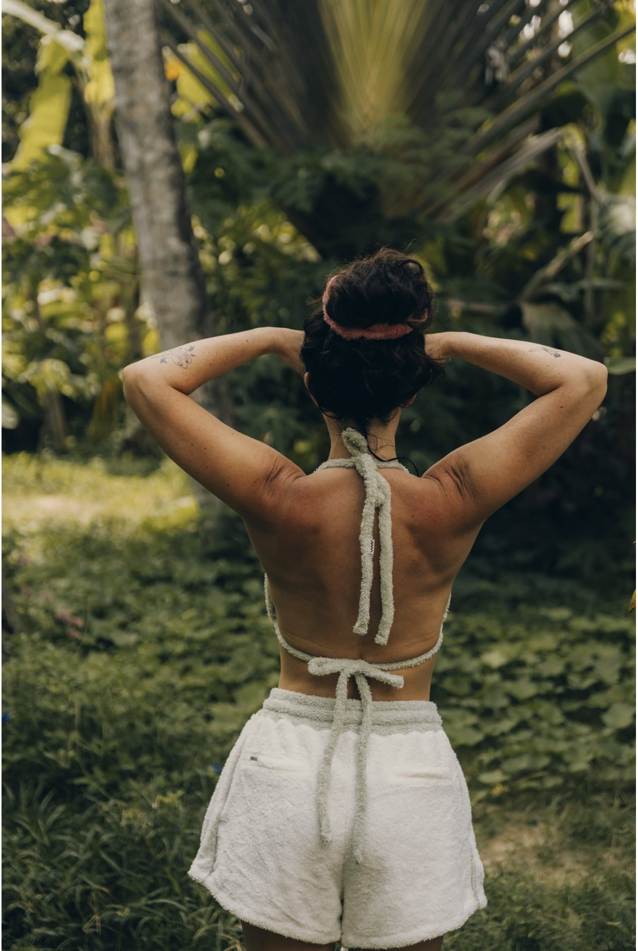 Frotte Triangle Bra - White Sage Frotte Triangle Bra - White Sage