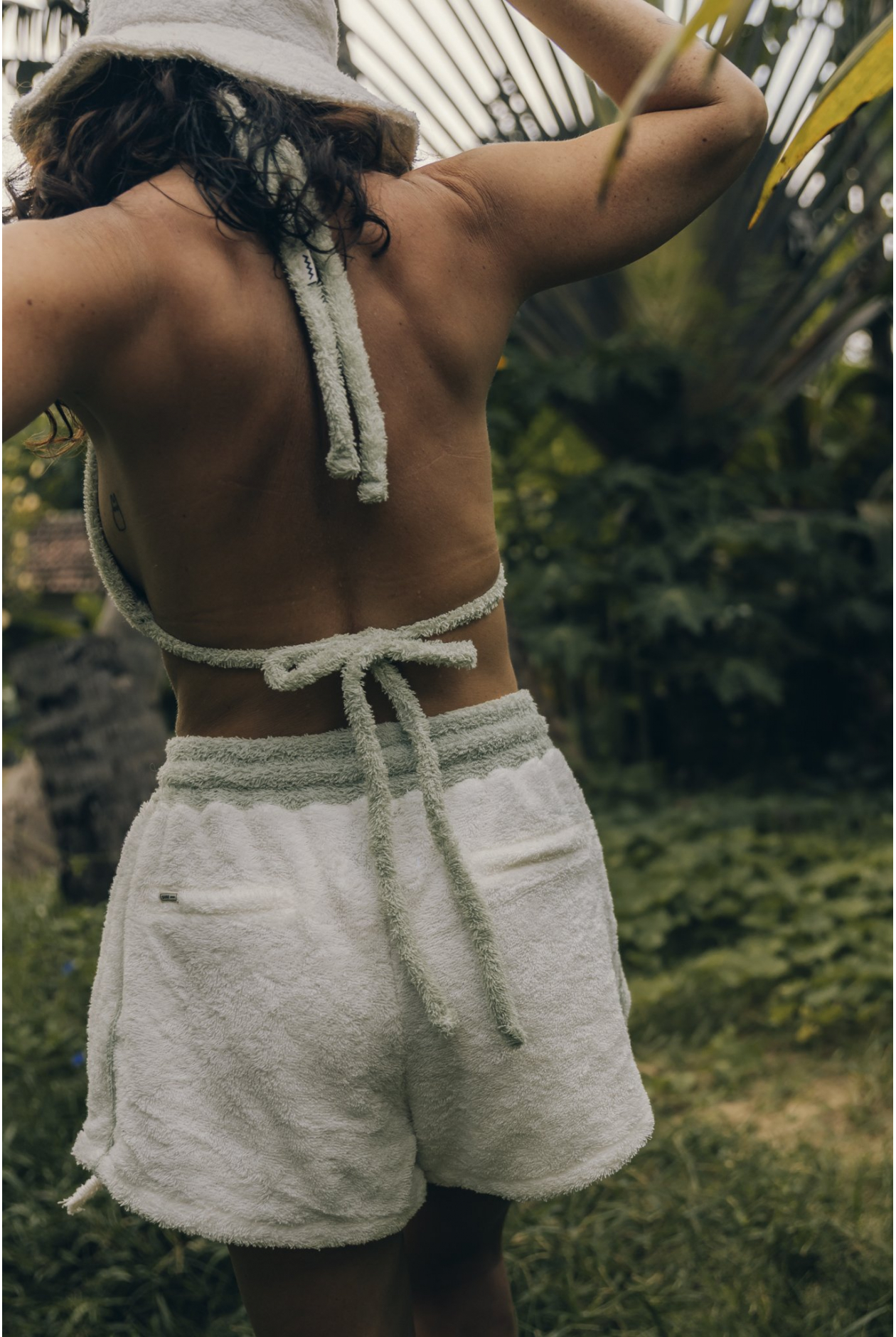 Frotte Triangle Bra - White Sage Frotte Triangle Bra - White Sage