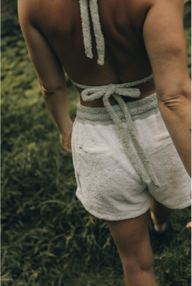 Frotte Triangle Bra - White Sage Frotte Triangle Bra - White Sage