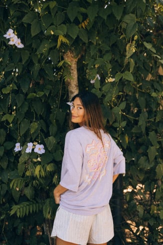 Balance Box Tee - Purple Haze