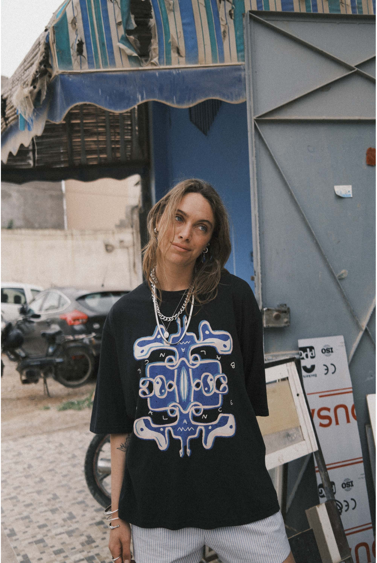 Balance Box Tee - Acid Black Balance Box Tee - Acid Black