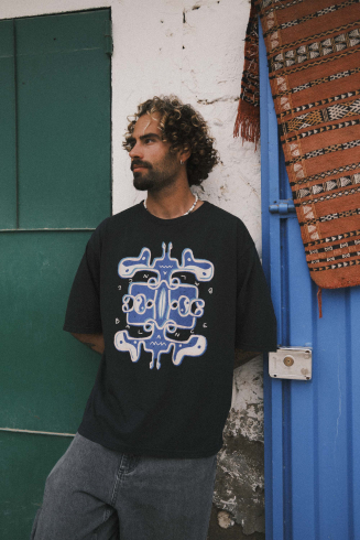 Balance Box Tee - Acid Black