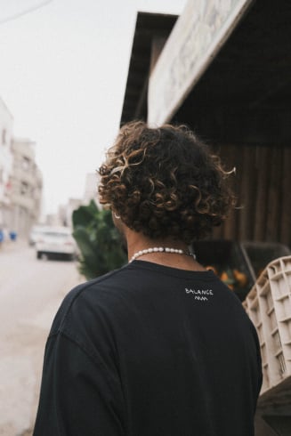 Balance Box Tee - Acid Black