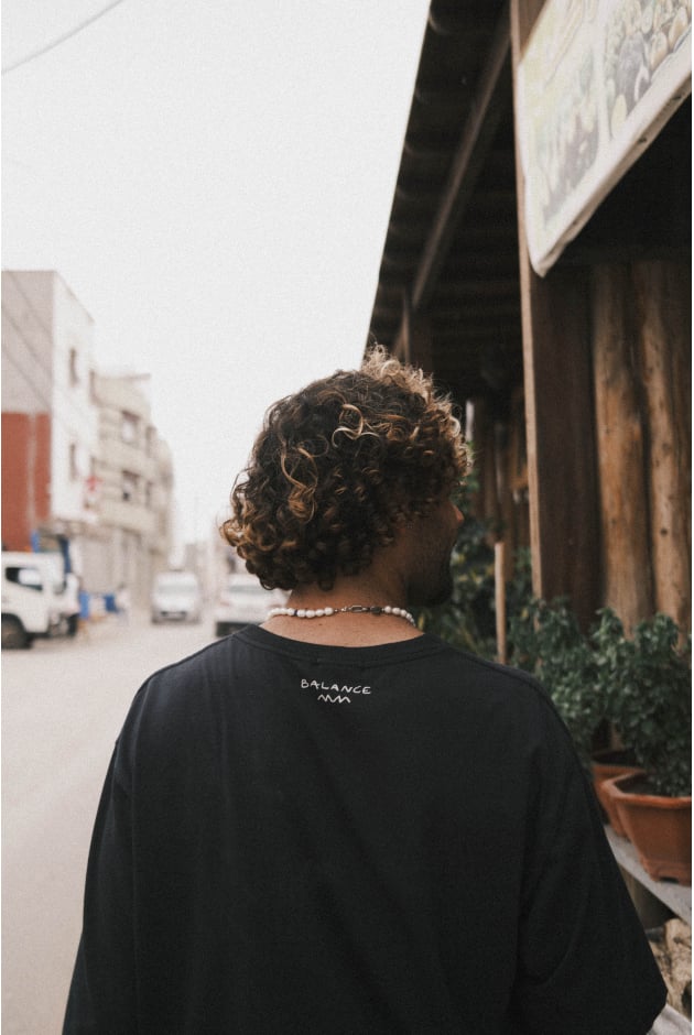 Balance Box Tee - Acid Black Balance Box Tee - Acid Black