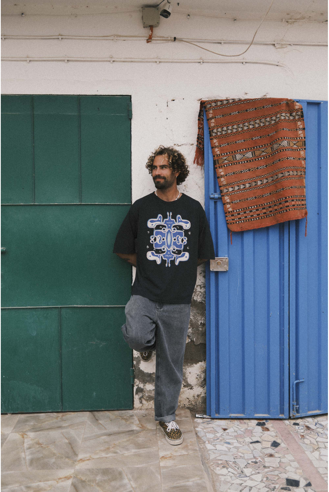 Balance Box Tee - Acid Black Balance Box Tee - Acid Black