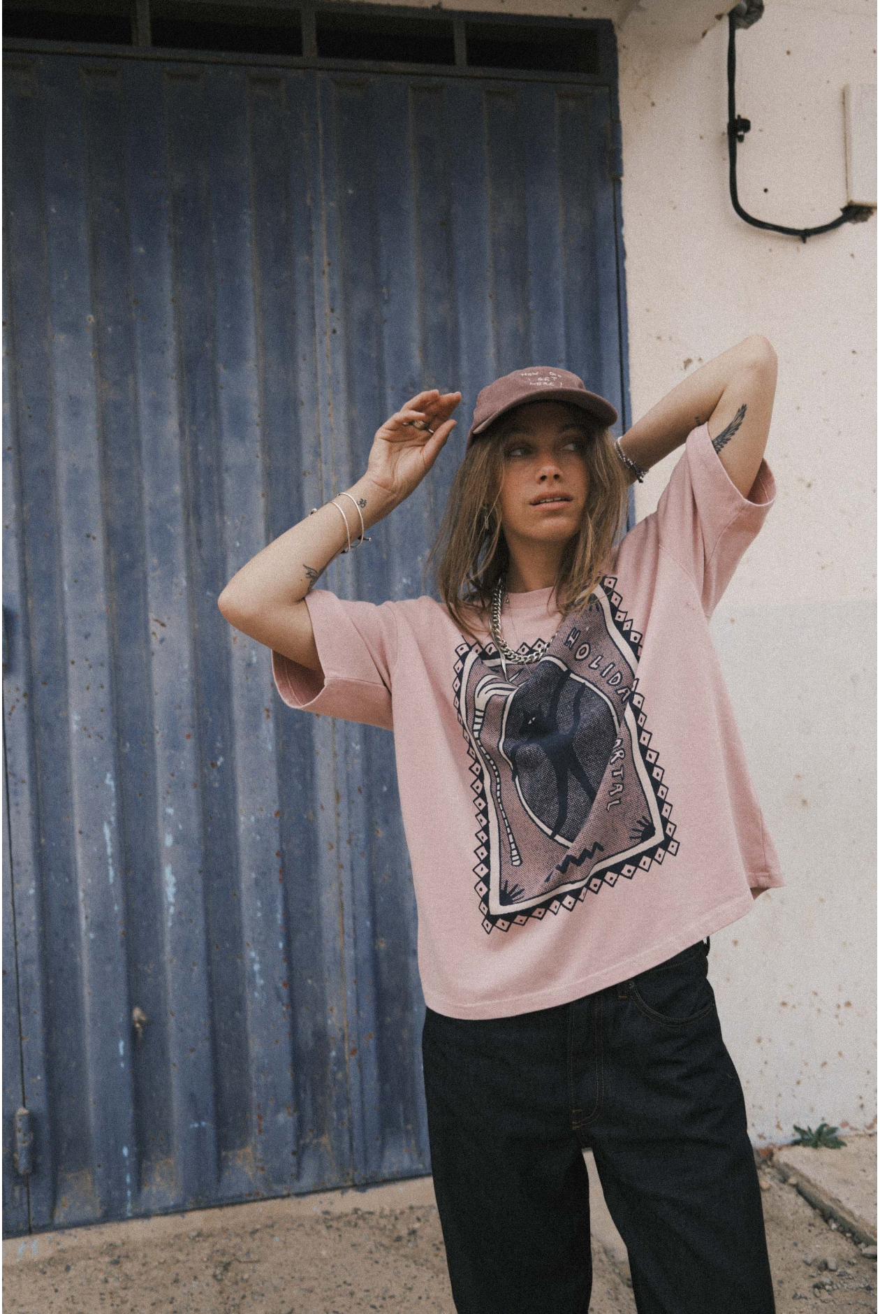 Portal Box Tee - Pink Kush