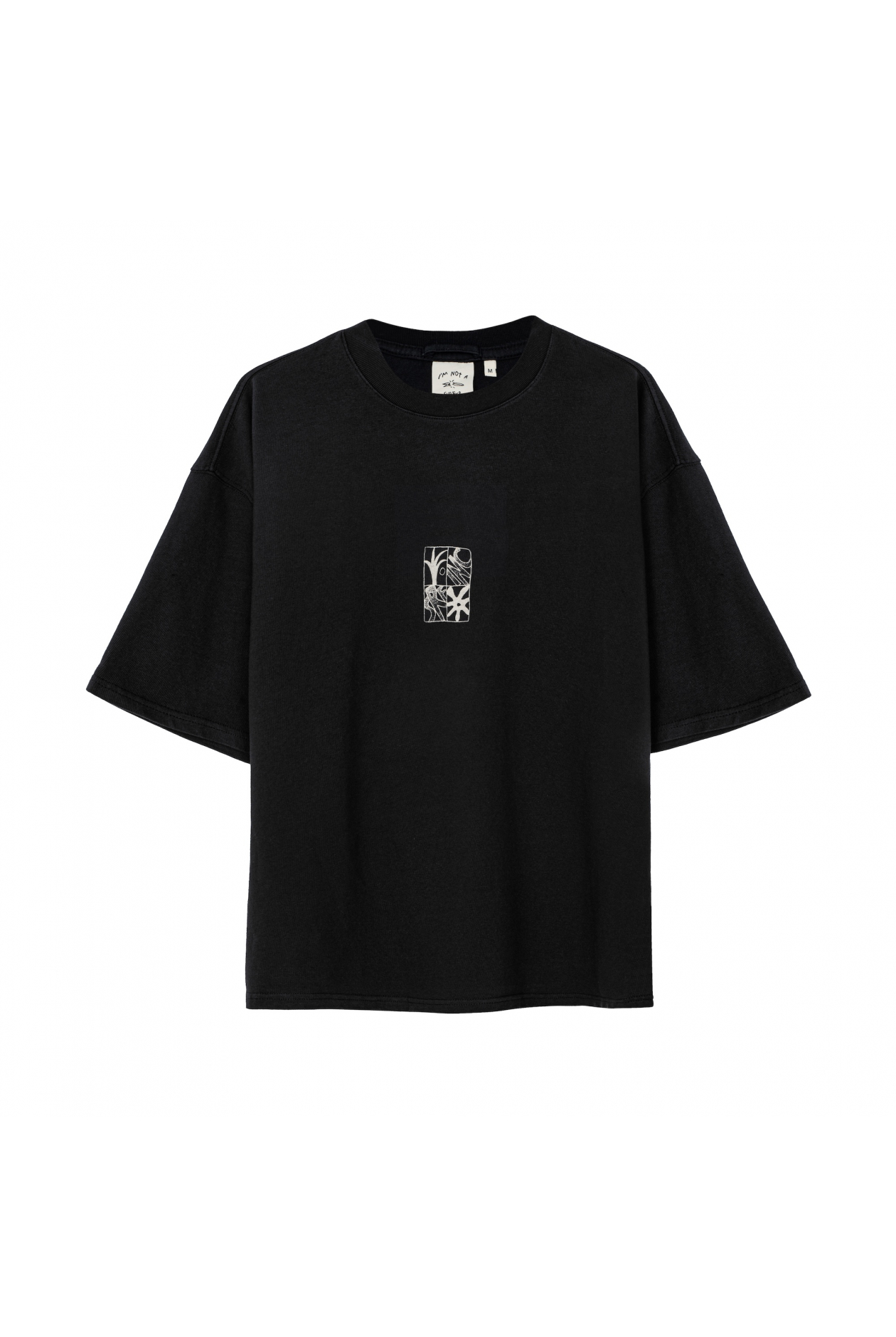 Rectangles Box Tee - Acid Black Rectangles Box Tee - Acid Black