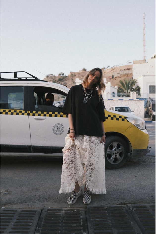 Rectangles Box Tee - Acid Black Rectangles Box Tee - Acid Black