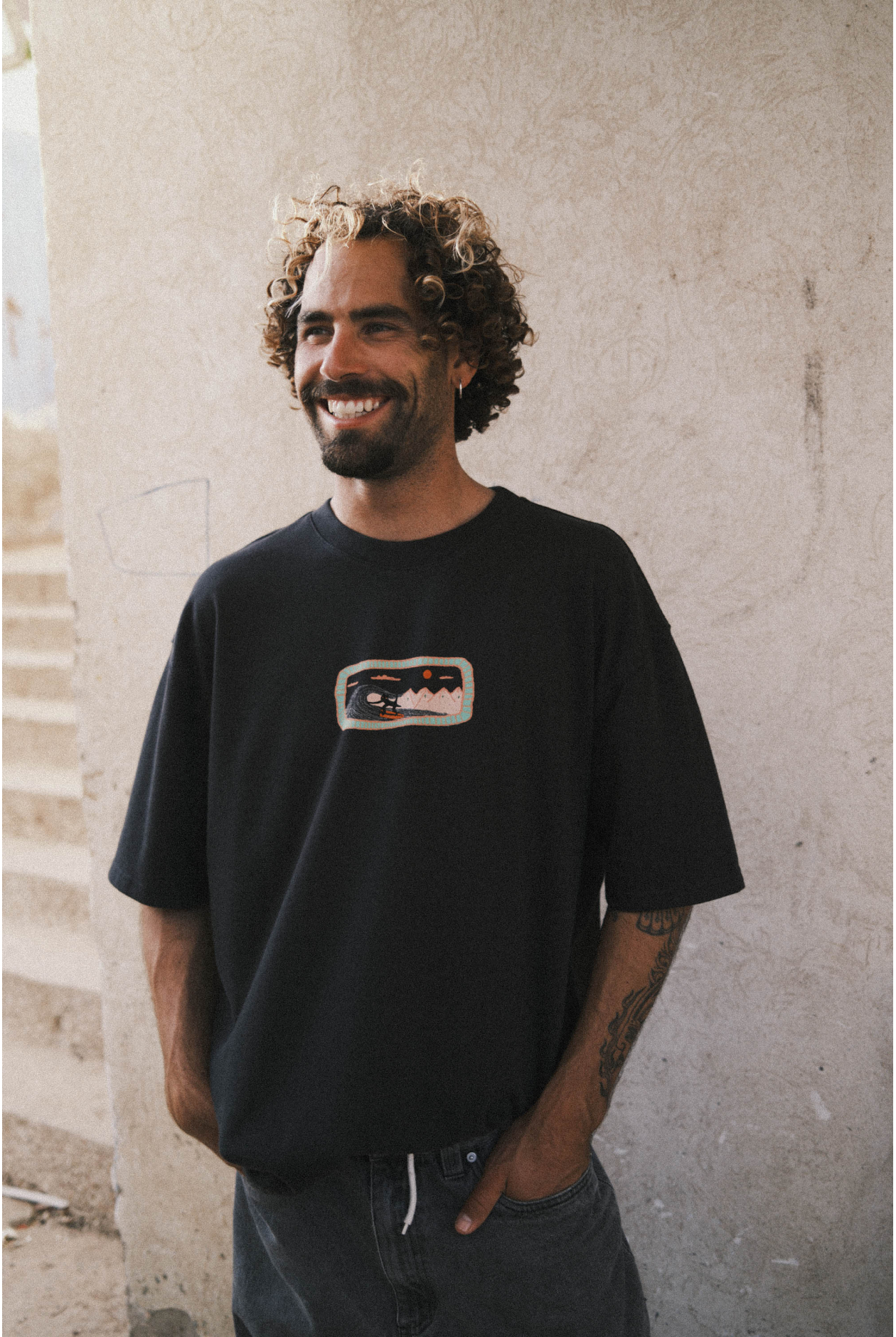 Lost In The Box Tee - Acid Black Lost In The Box Tee - Acid Black