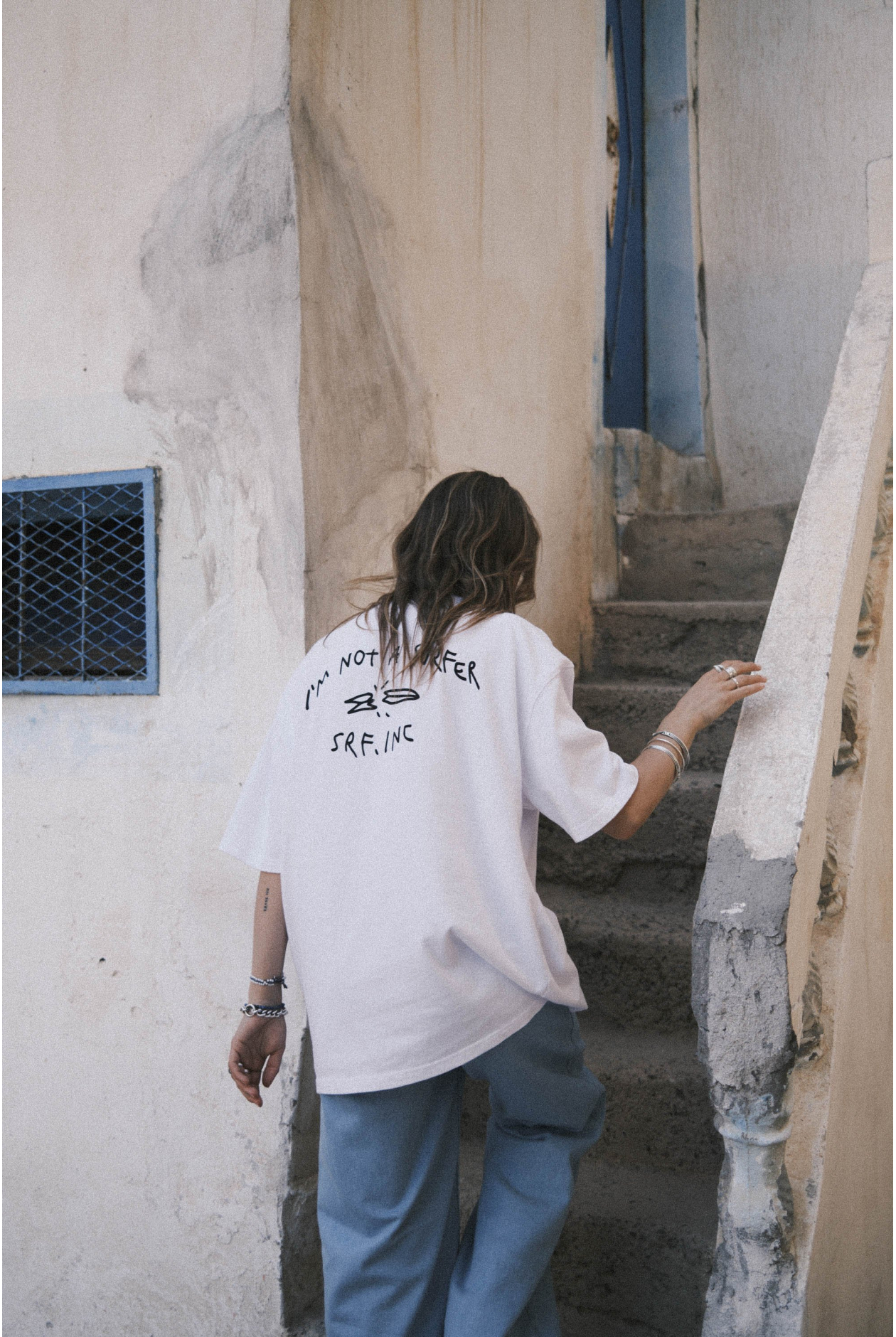 I’m Not A Surfer Tee - Paper White I’m Not A Surfer Tee - Paper White