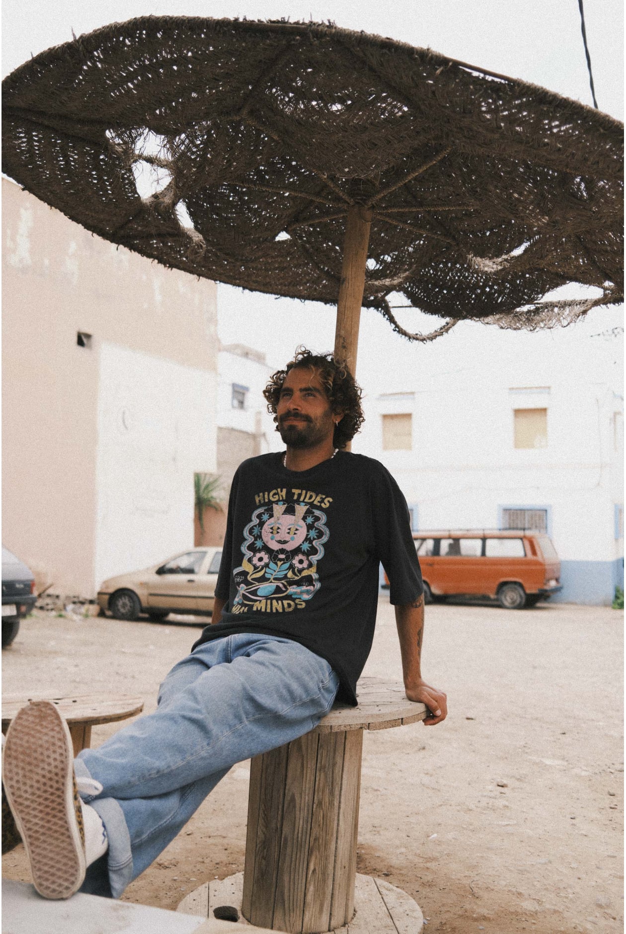 High Tides Box Tee - Acid Black High Tides Box Tee - Acid Black