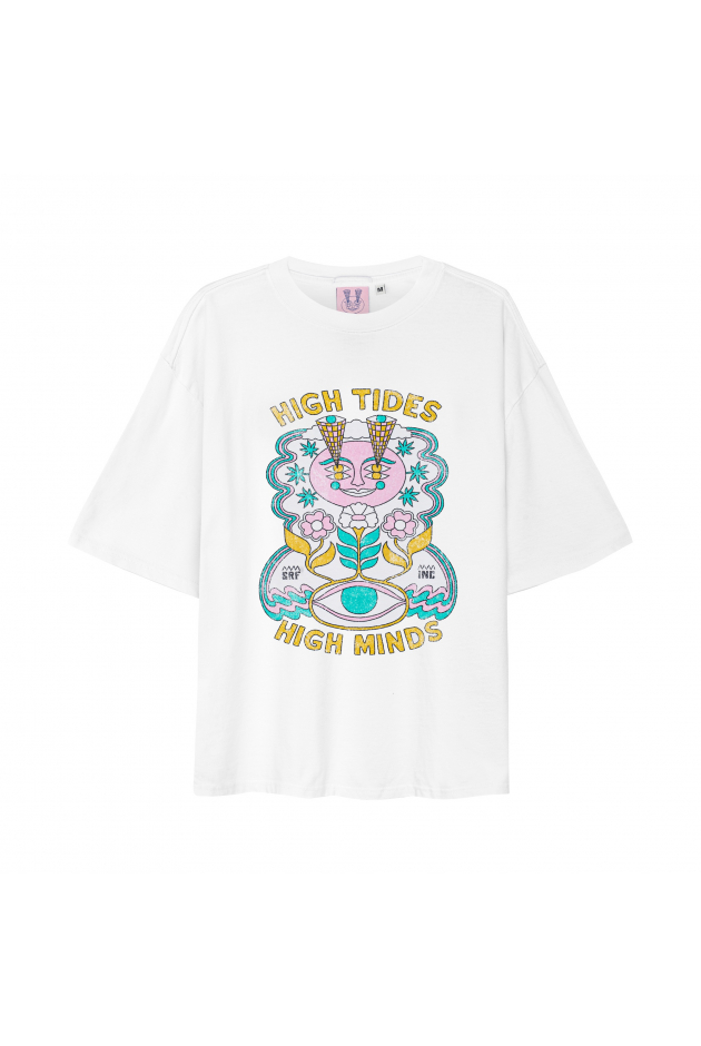 High Tides Box Tee - Paper White High Tides Box Tee - Paper White