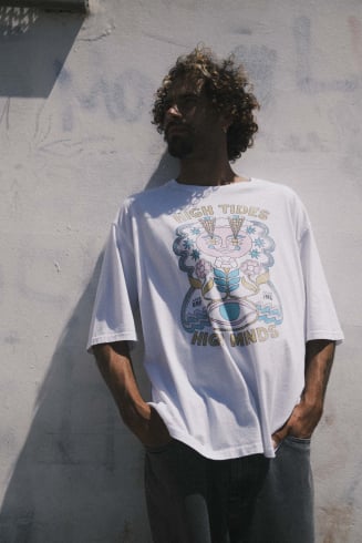 High Tides Box Tee - Paper White