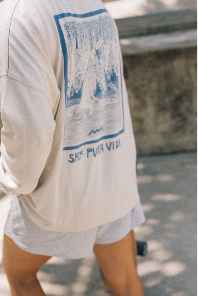 SRF Pura Vida LS - Denim Blue SRF Pura Vida LS - Denim Blue