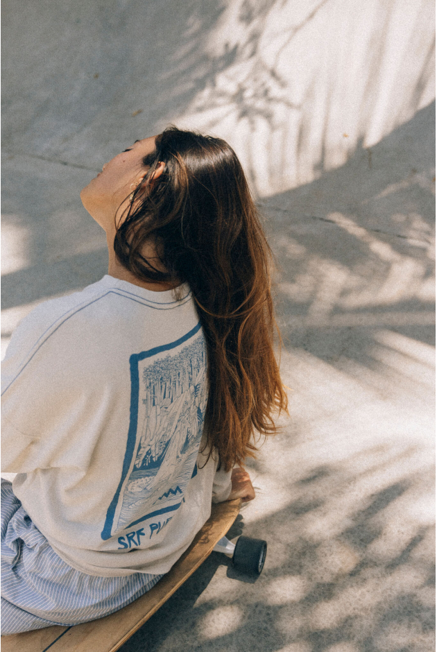 SRF Pura Vida LS - Denim Blue SRF Pura Vida LS - Denim Blue