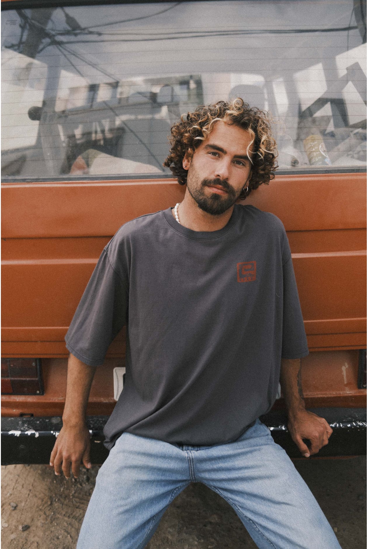 Puzzle Madness Tee - Stone Grey | Surf Inc. Puzzle Madness Tee - Stone Grey | Surf Inc.