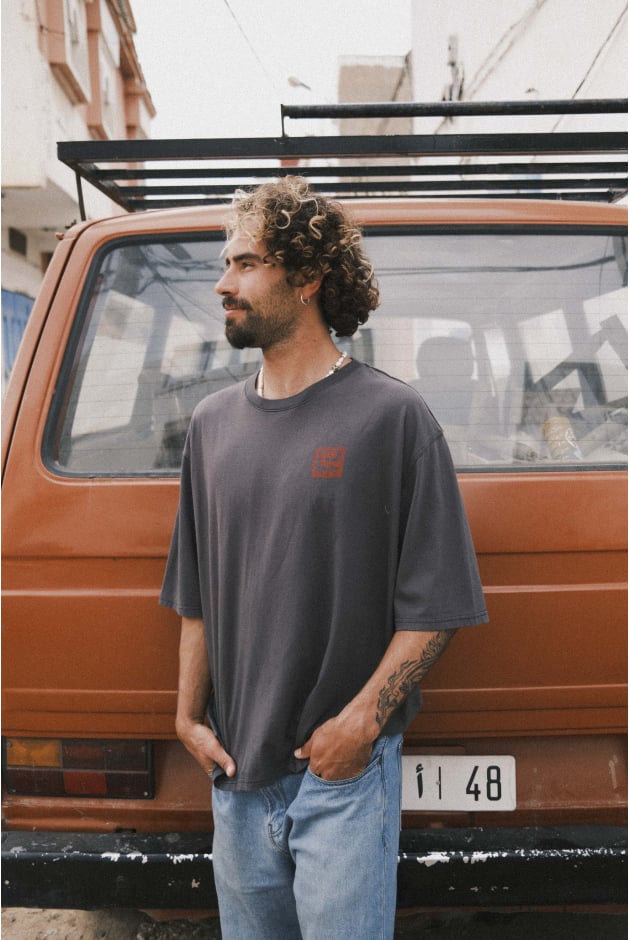 Puzzle Madness Tee - Stone Grey | Surf Inc. Puzzle Madness Tee - Stone Grey | Surf Inc.