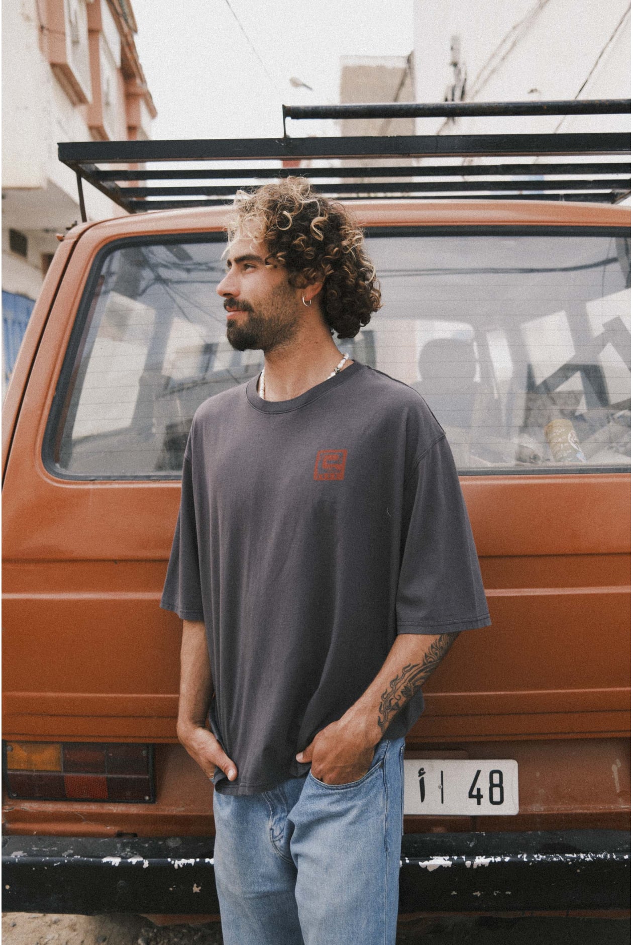 Puzzle Madness Tee - Stone Grey | Surf Inc. Puzzle Madness Tee - Stone Grey | Surf Inc.