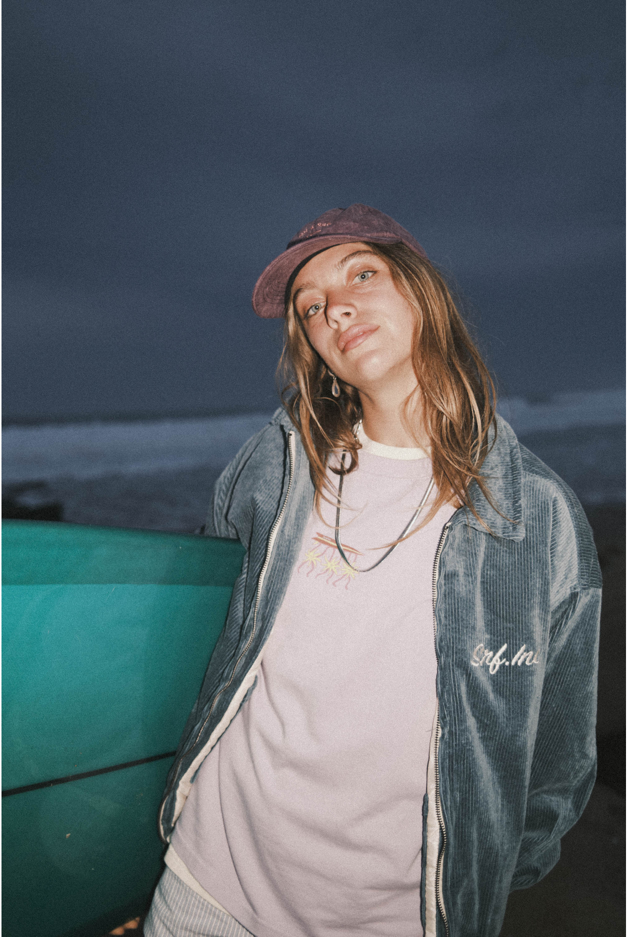 Cord Baseball Jacket - Dollar Green Cord Baseball Jacket - Dollar Green