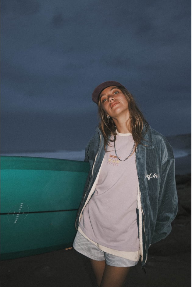 Cord Baseball Jacket - Dollar Green Cord Baseball Jacket - Dollar Green