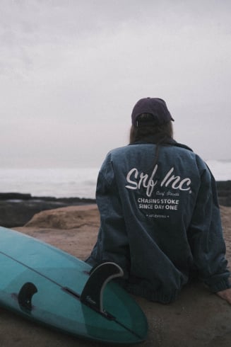 Cord Baseball Jacket - Dollar Green