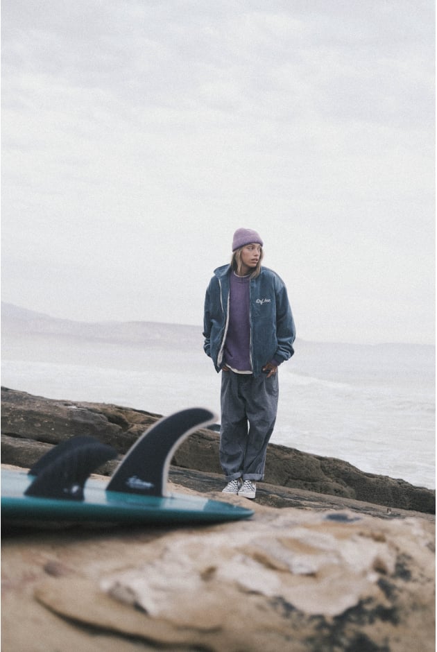 Cord Baseball Jacket - Dollar Green Cord Baseball Jacket - Dollar Green