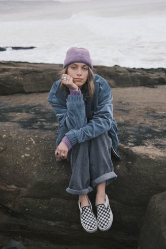 Cord Baseball Jacket -...