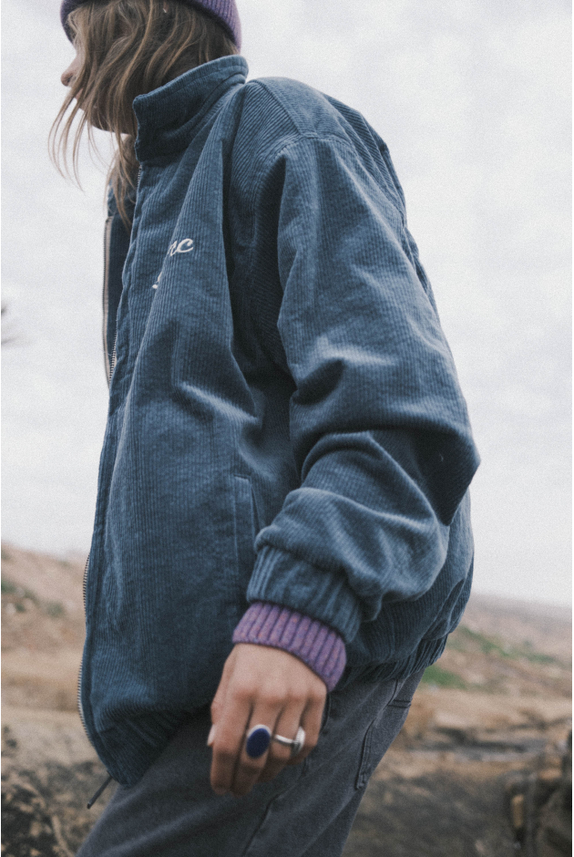 Cord Baseball Jacket - Dollar Green Cord Baseball Jacket - Dollar Green