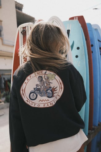 Moto Bandits Sweat - Acid Black