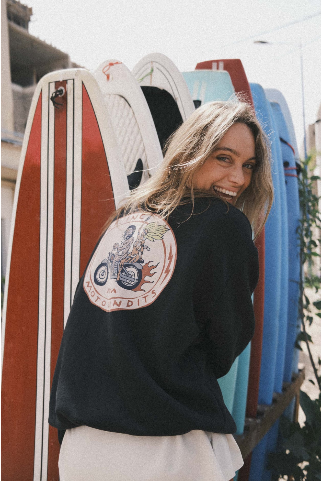 Moto Bandits Sweat - Acid Black | Surf Inc.