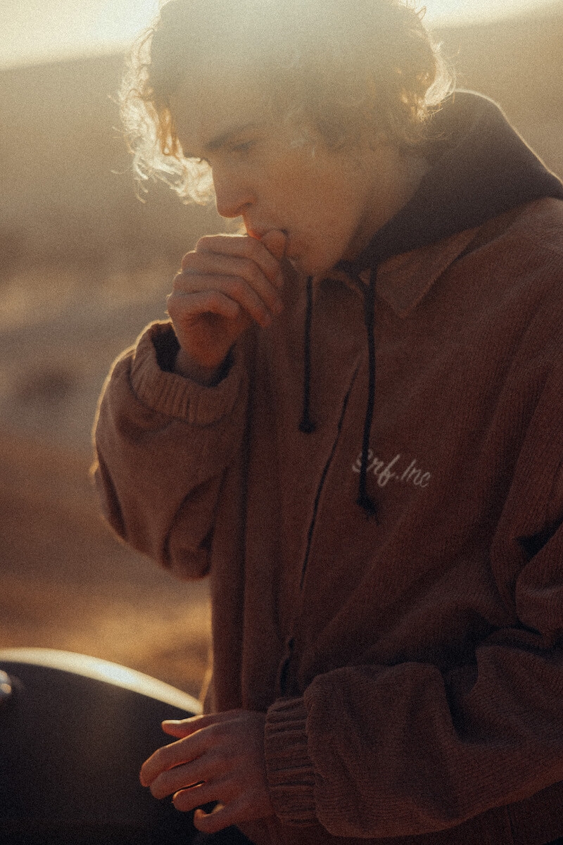 Cord Baseball Jacket - Toffee