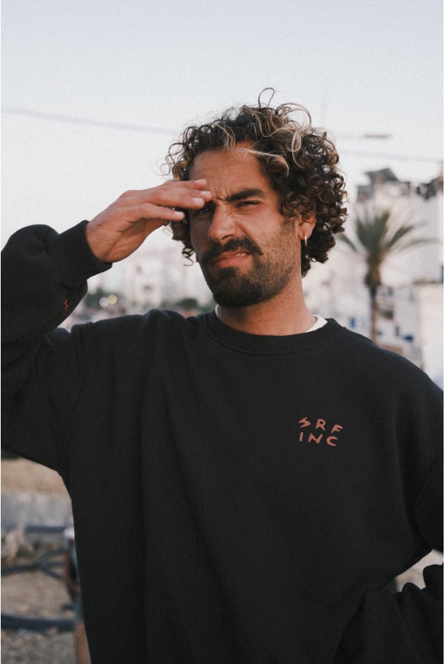 Moto Bandits Sweat - Acid Black Moto Bandits Sweat - Acid Black