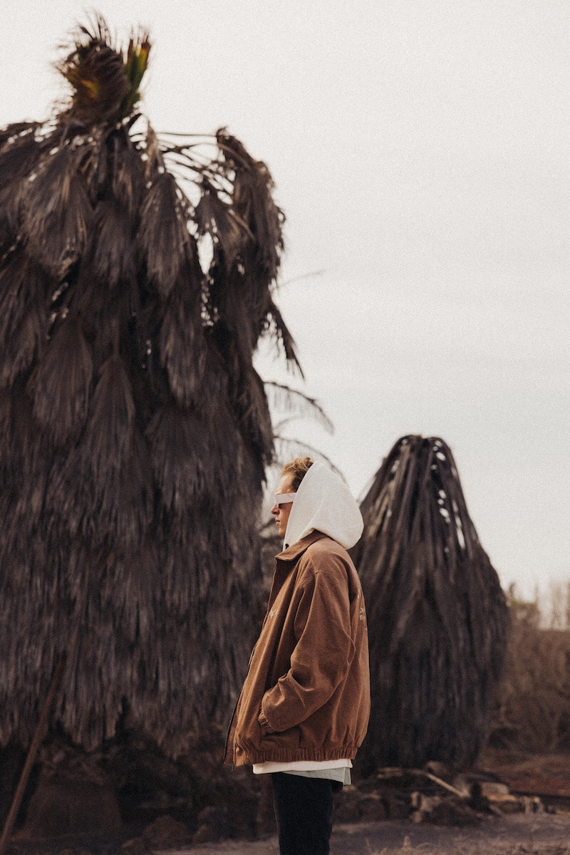 Cord Baseball Jacket - Toffee