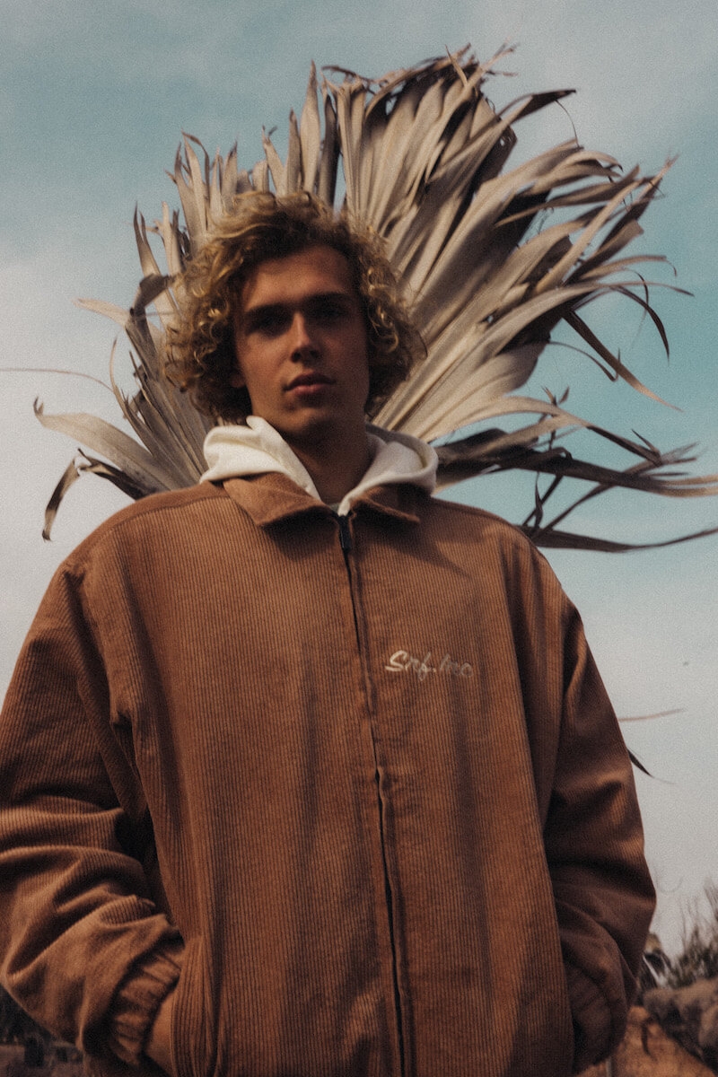 Cord Baseball Jacket - Toffee