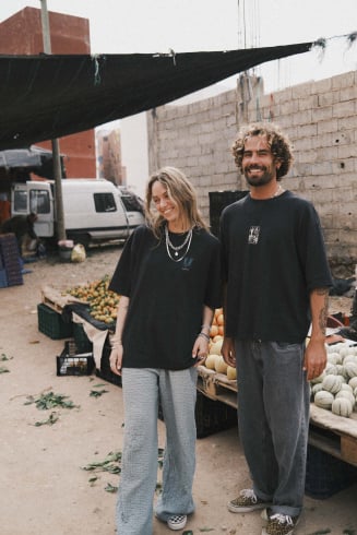 Tides And Minds Tee - Acid Black