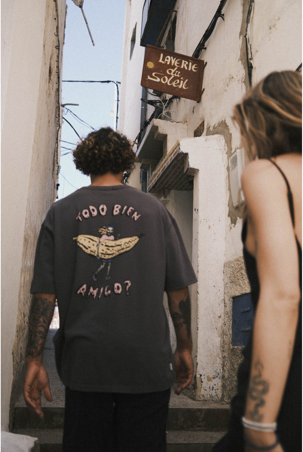 Todo Bien Amigo Tee - Stone Grey Todo Bien Amigo Tee - Stone Grey