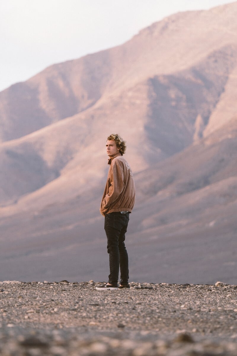 Cord Baseball Jacket - Toffee