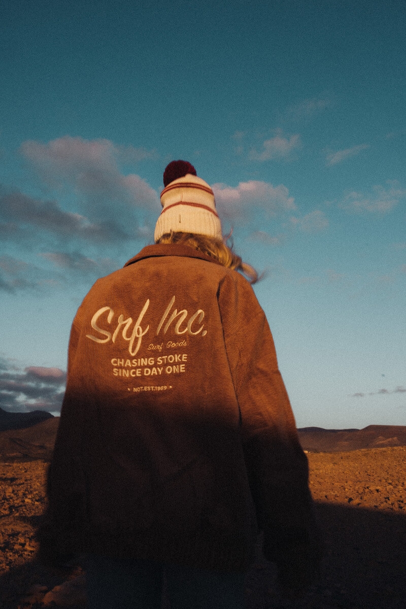 Cord Baseball Jacket - Toffee