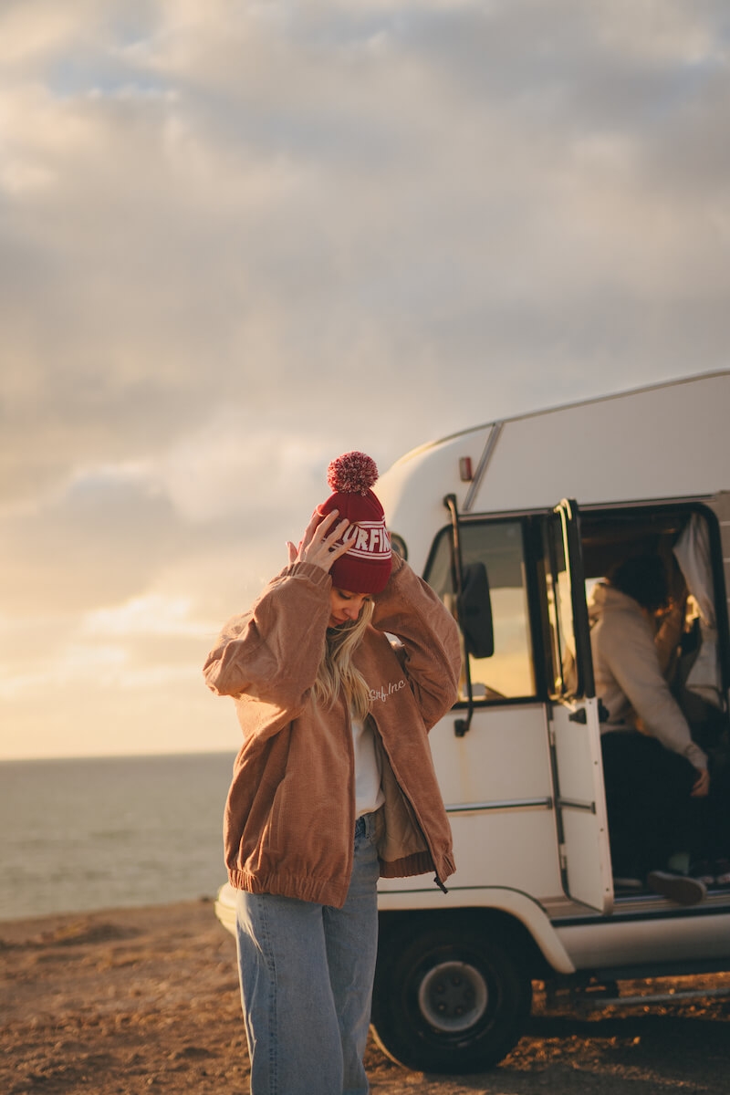 Cord Baseball Jacket - Toffee