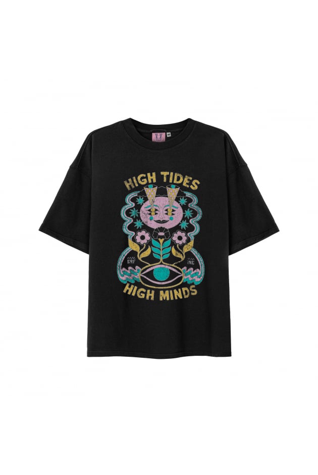 High Tides Box Tee - Acid Black High Tides Box Tee - Acid Black